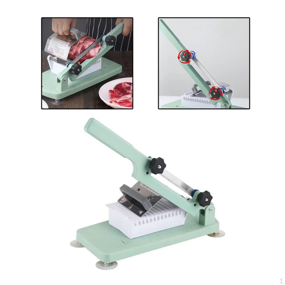 Manual Frozen Meat Slicer Beef Mutton Roll Slicing Machine Stainless Steel Cleavers For