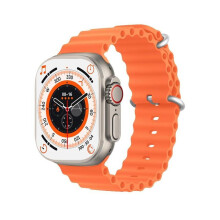 (orange) T800 Ultra Smart Watches 1.99" Full Touch Bluetooth Call Wristband Series 8 Smartwatch Magnetic Wireless Charging Smart Bracelet