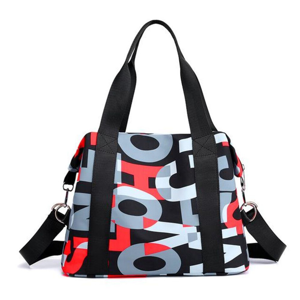 (red) Nylon Women&apos;s Bag Large-Capacity Lady Shoulder Messenger Bags Tote Oxford Cloth Outdoor Travel Crossbody Bags Handbags