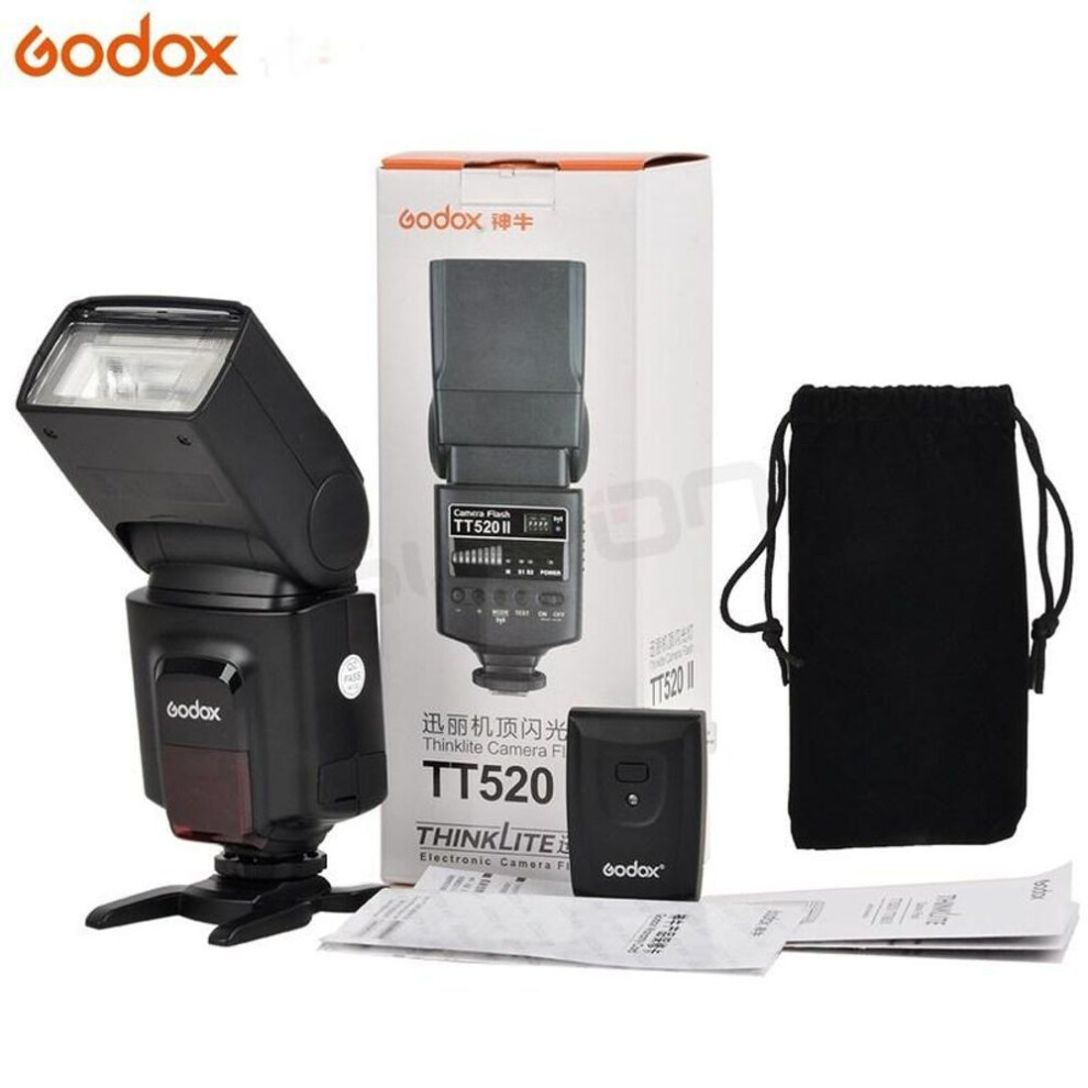 Tt520 Ii Flash Tt520ii With Build-in 433mhz Wireless Signal + Flash Trigger For Canon Nikon Pentax Olympus Dslr Cameras