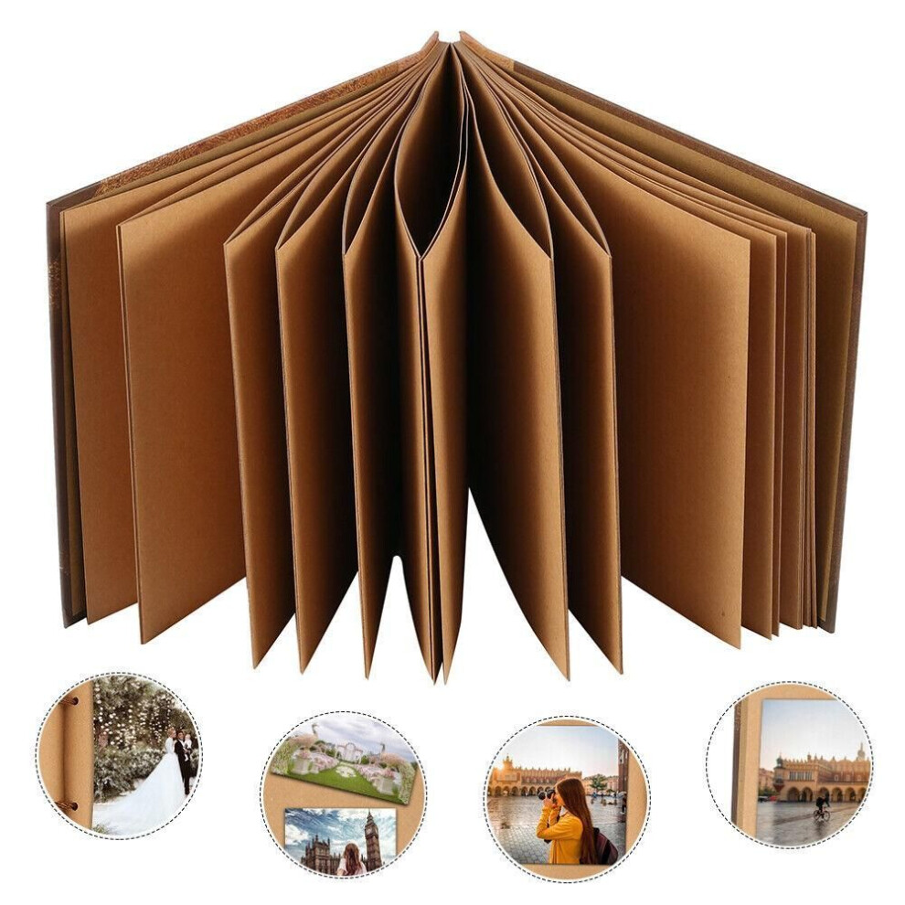Vintage Photo Album Scrapbook Our Adventure Book Memory Anniversary Diy Gift