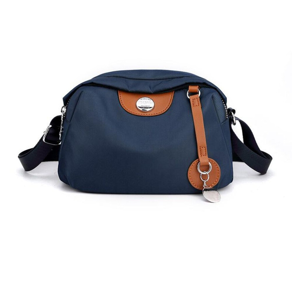 (dark blue, as picture) Women&apos;s Waterproof Nylon Crossbody Bag Ladies Luxury Designer Large Capacity Handbags Purse Female Casual Shoulder Pillow Bags