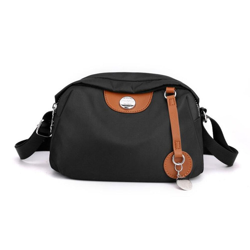 (black, as picture) Women&apos;s Waterproof Nylon Crossbody Bag Ladies Luxury Designer Large Capacity Handbags Purse Female Casual Shoulder Pillow Bags