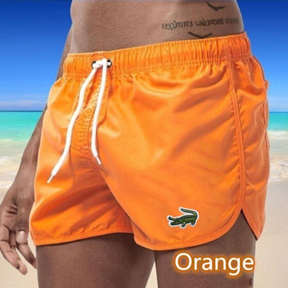 (orange, XL) Cartelo 2024 Summer Men&apos;s Quick-drying Swim Trunks Sports Pants Swimwear Beach Shorts Jogging Shorts