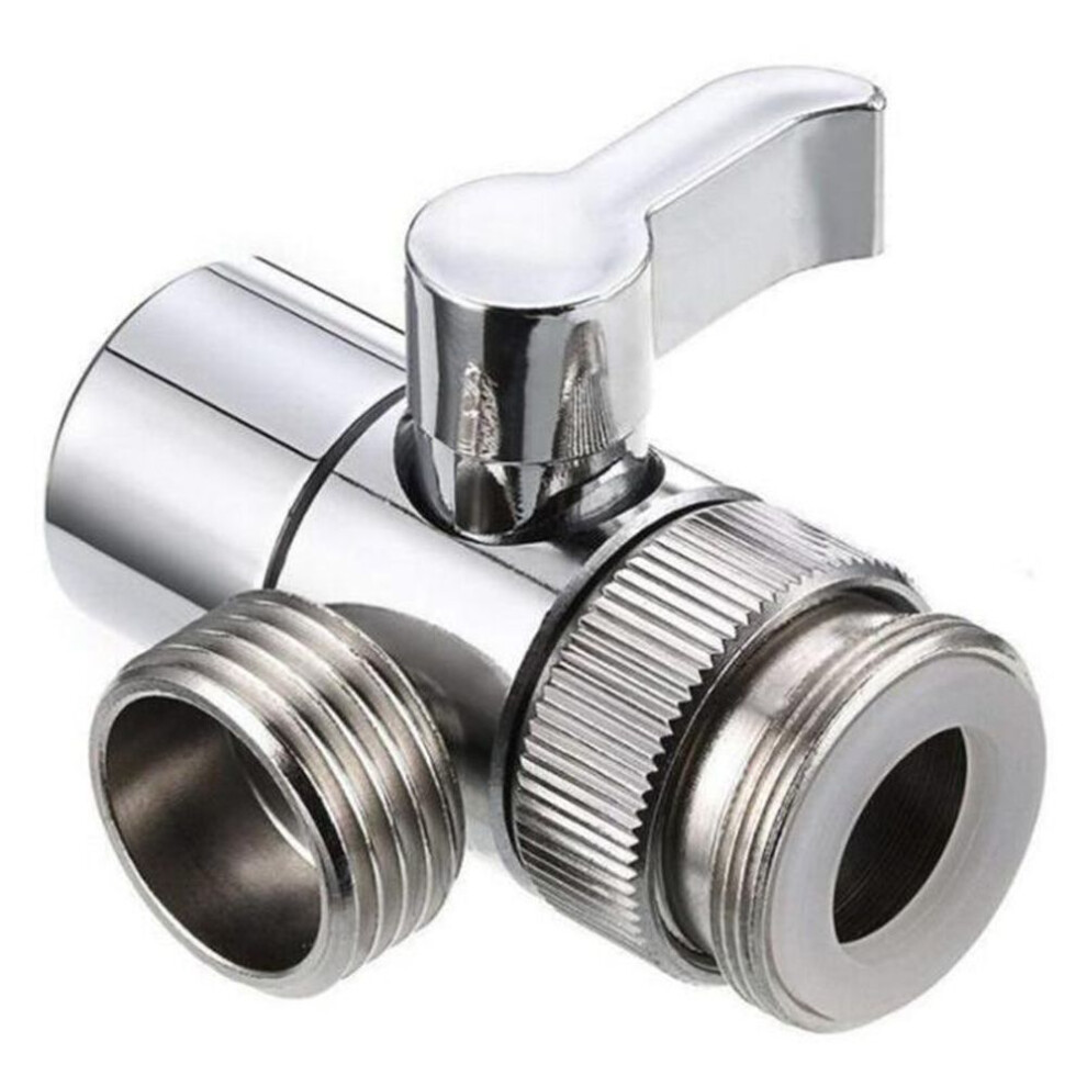 3 Way Tee Switch Faucet Adapter Connector Valve For Shower Head Diverter Home Bathroom Shower Faucets Water Separator