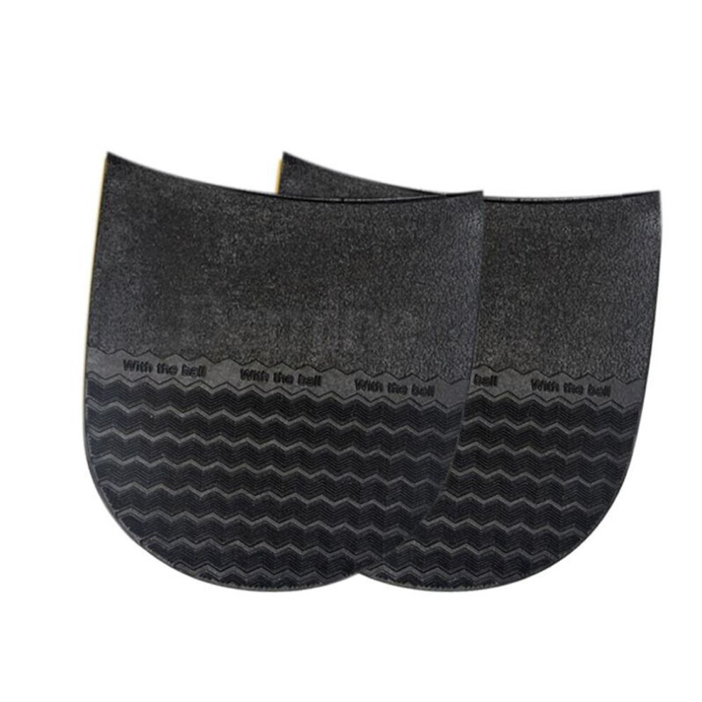 (black) Thicken Rubber Shoe Soles For Men Leather Business Shoes Heel Sole Non-slip Repair Diy Replacement Outsoles Black Yellow Mat Pad