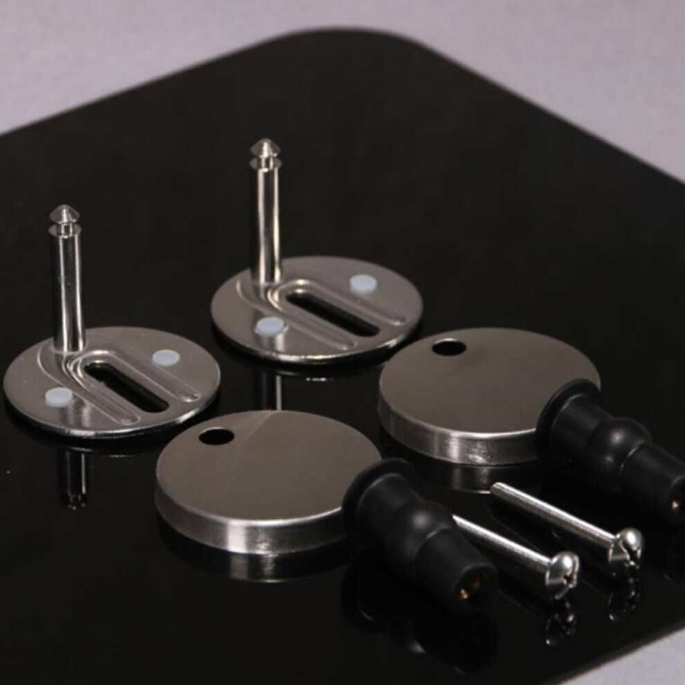 Top Fixed Toilet Lid Hinge Set Universal Toilet Cover