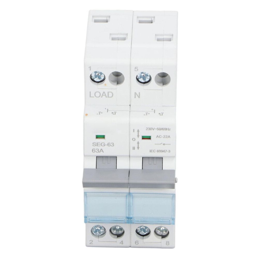 Isolator Switch 230v 63a 2p  Power Disconnect Switch For Solar Power Generation Systems Commu