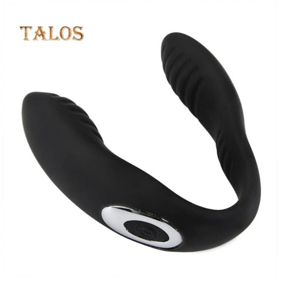 (black) Rechargeable U Shape 10 Speed Clitoral Vibrator G-spot Massager Women Sexual Health Sex Toy