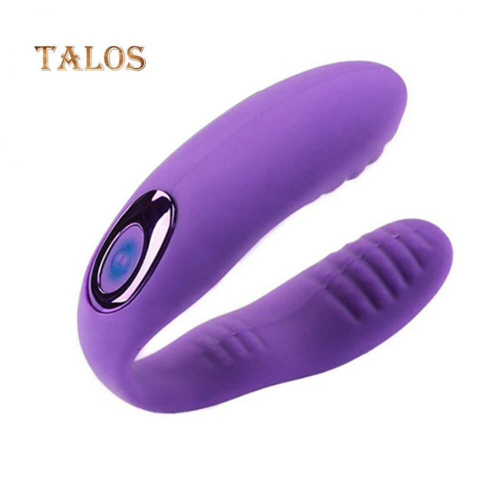 (purple) Rechargeable U Shape 10 Speed Clitoral Vibrator G-Spot Massager Women Sexual health Sex Toy