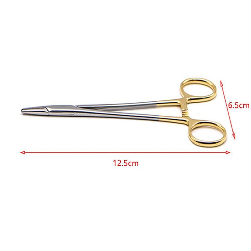 (15CM) Dental Needle Holder Pliers Tc Head Reusable Stainless Steel