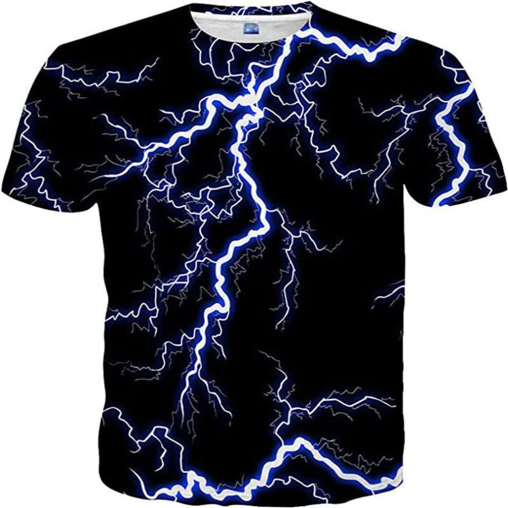 (as the picture, XL) Fashion Men New 3D Novelty and Cool graphic t shirts Summer Casual Personality Printed O-neck Short Sleeve streetwear Tees Tops
