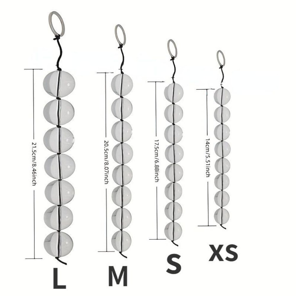 (L) Crystal Bead Anal Plug Vaginal Balls Sex Toys for Men & Women Adult Products