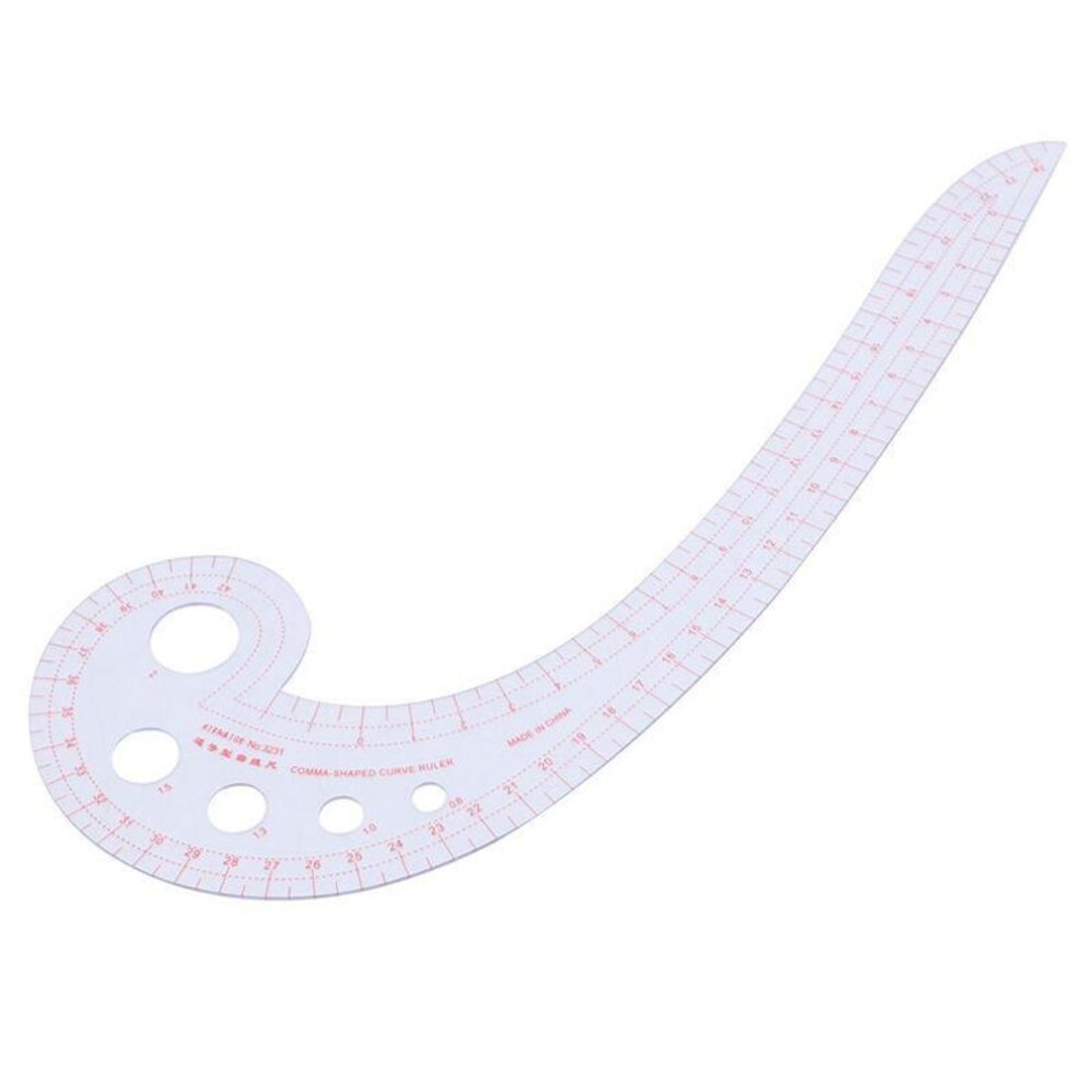 Multi-function Comma Curve Ruler Measure for Sewing Dressmaking Tailor Tools
