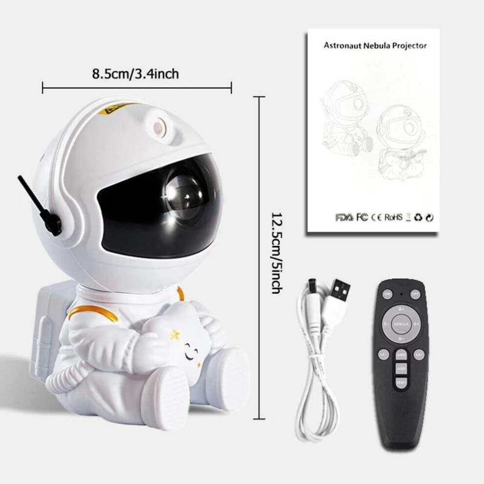 (a) Star Projector Galaxy Night Light Astronaut Space Projector Starry Nebula Ceiling Led Lamp For Bedroom Home Decorative Kids Gift