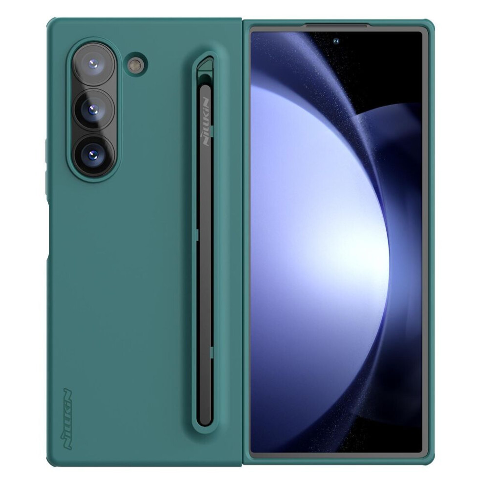 (green, Samsung Z Fold 6 5G) Nillkin For Samsung Galaxy Z Fold 6 Case Flex Pure Fold Case ( S Pen Version ) For Samsung Galaxy Z Fold6 Phone Case With Pen Slot Back Cover