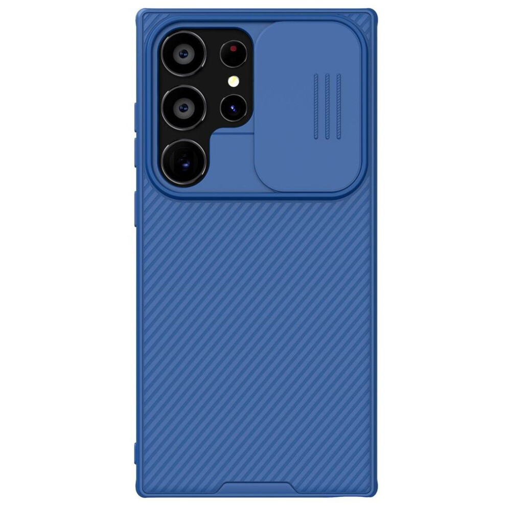 (blue, Samsung Galaxy S24 Ultra) Nillkin For Samsung Galaxy S24 Ultra Phone Case Camshield Pro Camera Protection Slide Cover