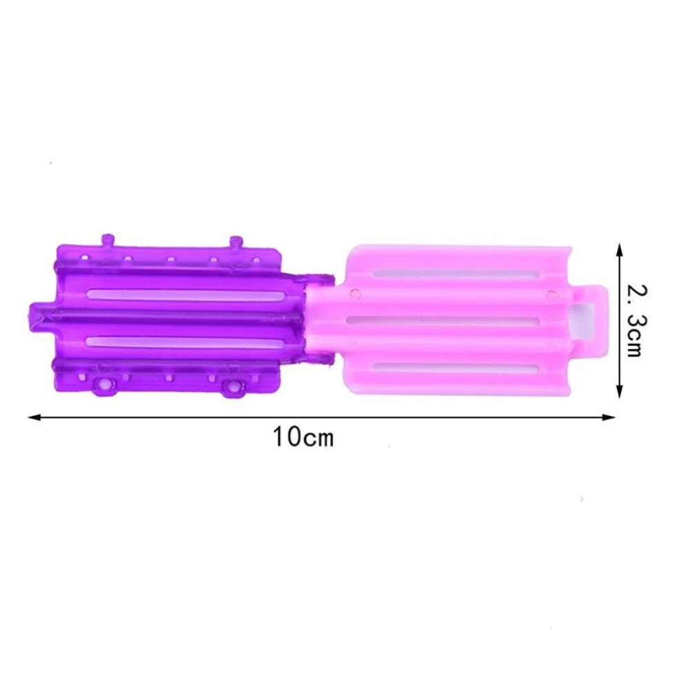 45pcs Hair Rollers Root Fluffy Clamps Wave Perm Rod Diy Corn Clips Corrugation