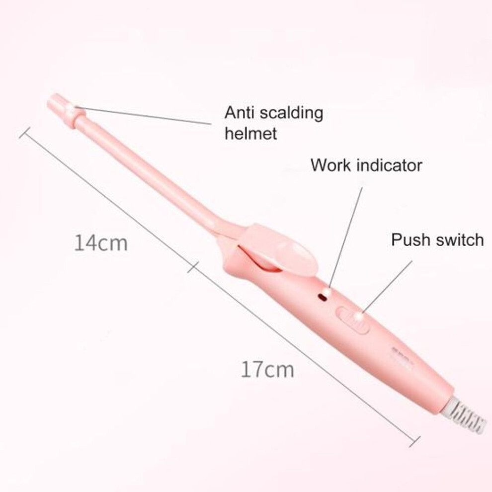 Long Lasting Hair Curler Safe Durable Wool Curls 9Mm Curling Iron Light