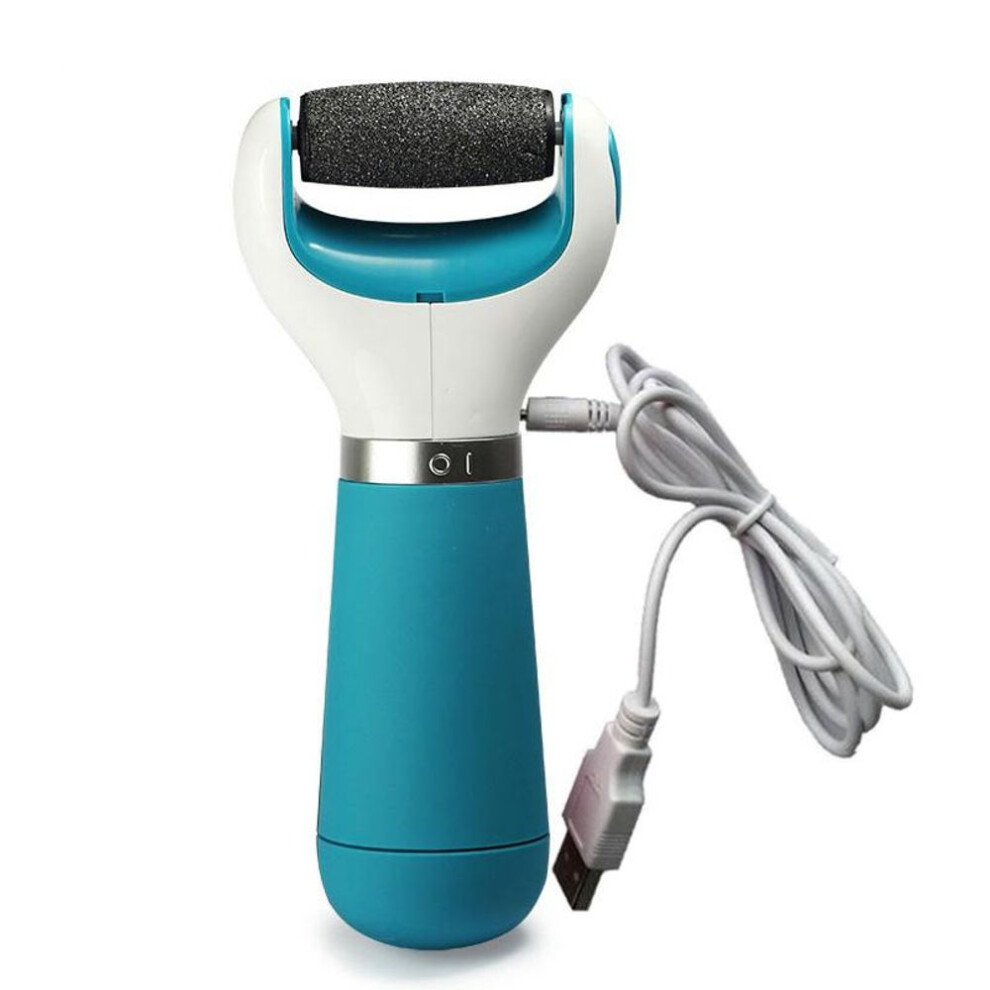 (blue) USB Electric Foot File Pedicure Tool