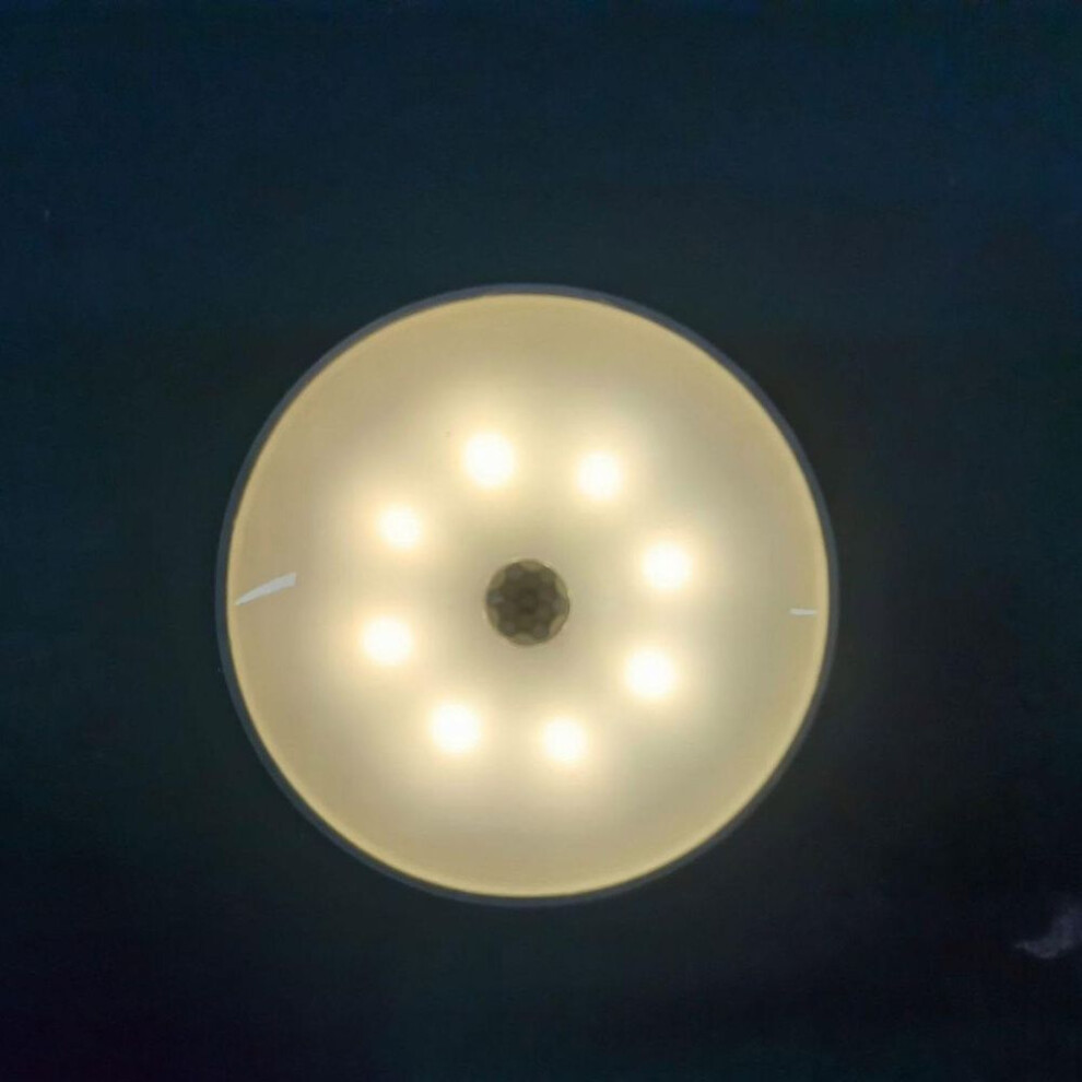(as the picture, Warm Light) LED Motion Sensor Light Wireless Night Light Under Cabinet Light Closet Lamp Smart Wall-Mounted Body Induction Lamp home Decor