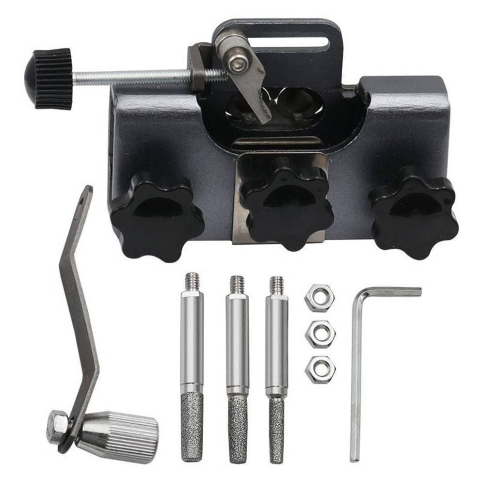 (grey) Original Chain Saw Sharpeners Portable Chainsaw Chain Sharpening Woodworking Grinding Stones Electric Chainsaw Grinder Tool