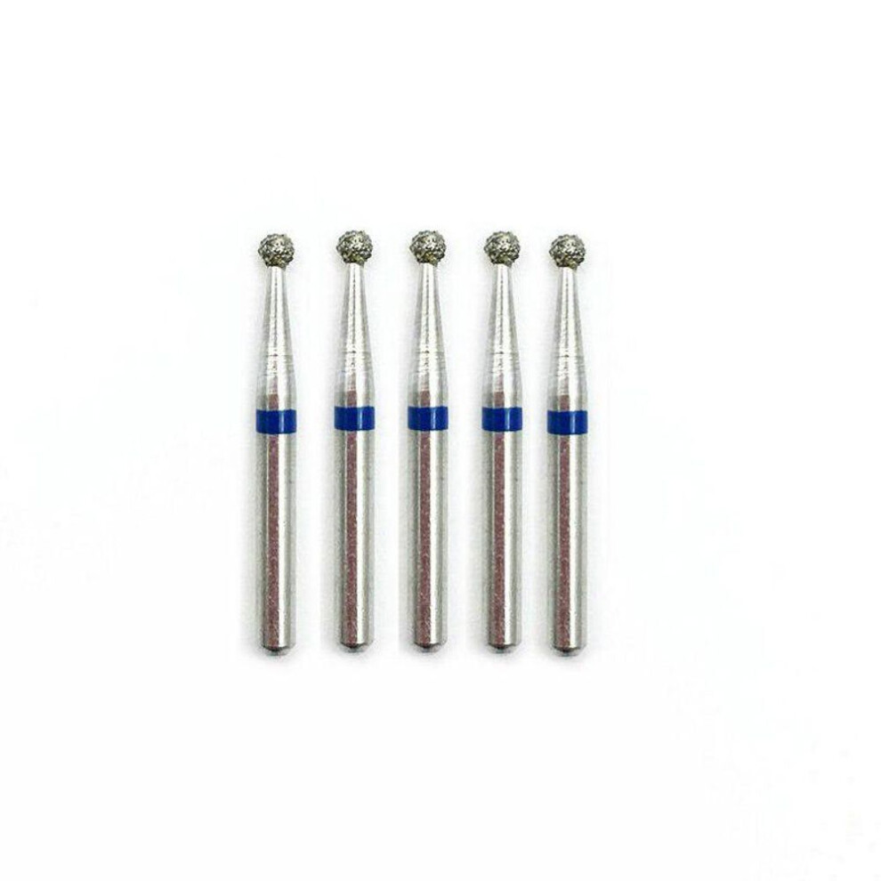 10pcs Dental Diamond Burs Medium Fg 1.6mm Fit High Speed Handpiece Teeth Polishing Tool Br-s41