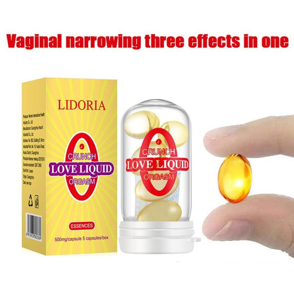 (5Pcs/Box) 5 Capsules Women Strong Orgasm Gel Female Libido Enhancer Sex Vagina Stimulant Intense Exciter Enhance Climax Oil