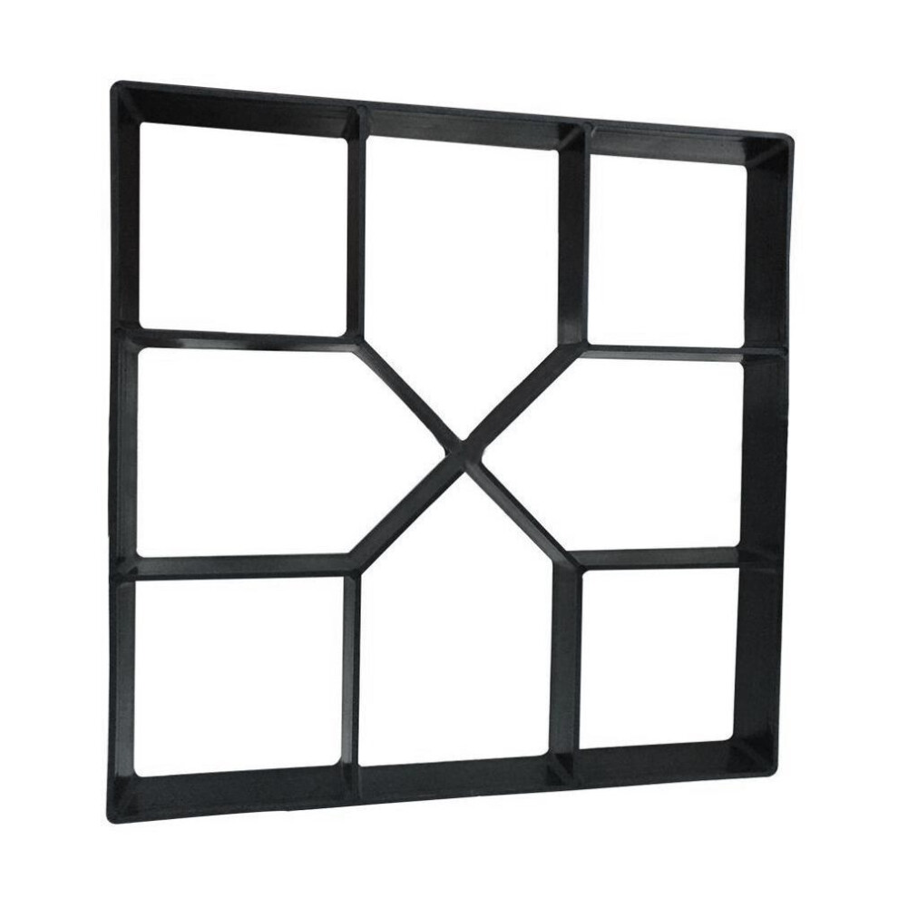 Diy Paving Mold 40cmx40cm Cement Brick Concrete Paver Diy Plastic Manufacturer Square Paving Mold