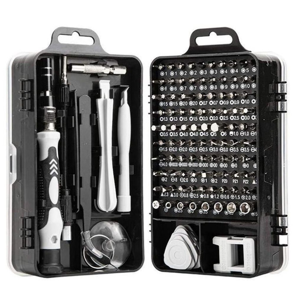 (grey, 115 In 1) 115pcs Car Precision Screwdriver Repair Tool Kit Multi-function Electronic Screwdriver Set Watch Mobile Phone Disassembly Repair Screwdriver Tools