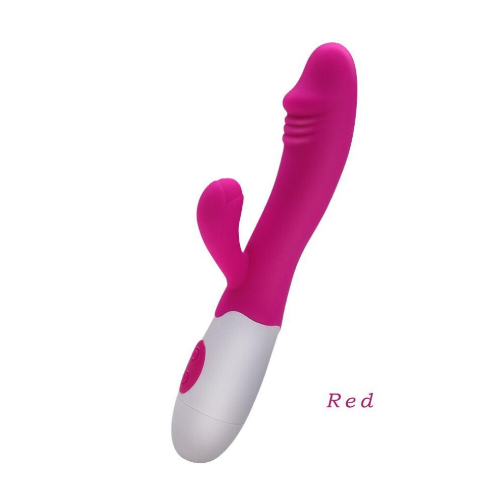 (pink) Dildo Vibrator 10 Speeds G Spot Vagina Clitoris Stimulate Silicone Sex Toys for Woman