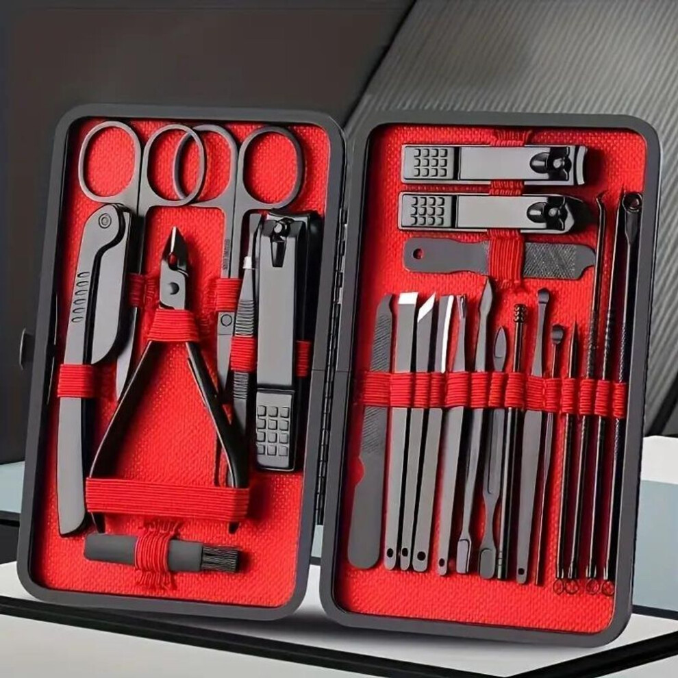 (24pcs) Professional Nail Clippers Kit – Sharp, Lightweight, & Sturdy; Precision Manicure & Pedicure Tools For Men And Women