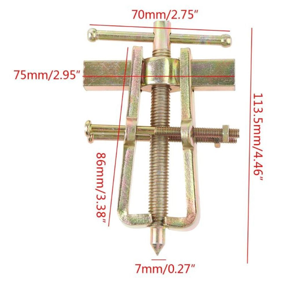 (as the picture) 2 Jaw Gear Puller Bearing Mechanic Used For Automotive Flywheel Motorcycle Wheel For Bicycle Wheel Car Wheel Machine