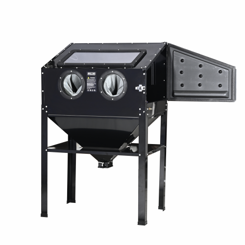 220L Sand Blasting Cabinet Sand Blaster Abrasive Grit Shot Blast 1