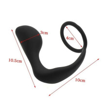 (black) Sex Toy Prostate Massager Silicone Male Adult Sex Products Sex Toys