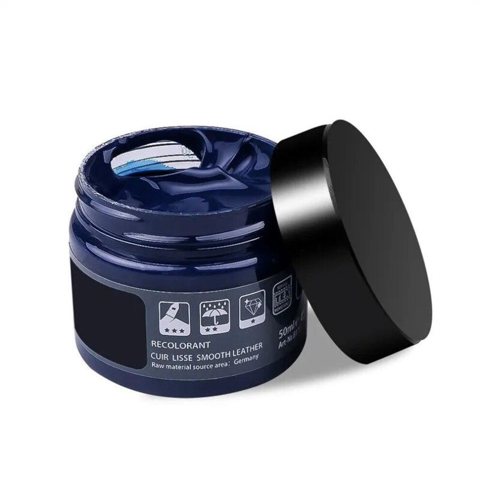 (dark blue) 50ml Leather Repair Cream Kit Shoe Car Seat Sofa Coats Holes Scratch Crack Restore Repair Color Car Care Kit Liquid Leather Skin Refurbish Repair Tool