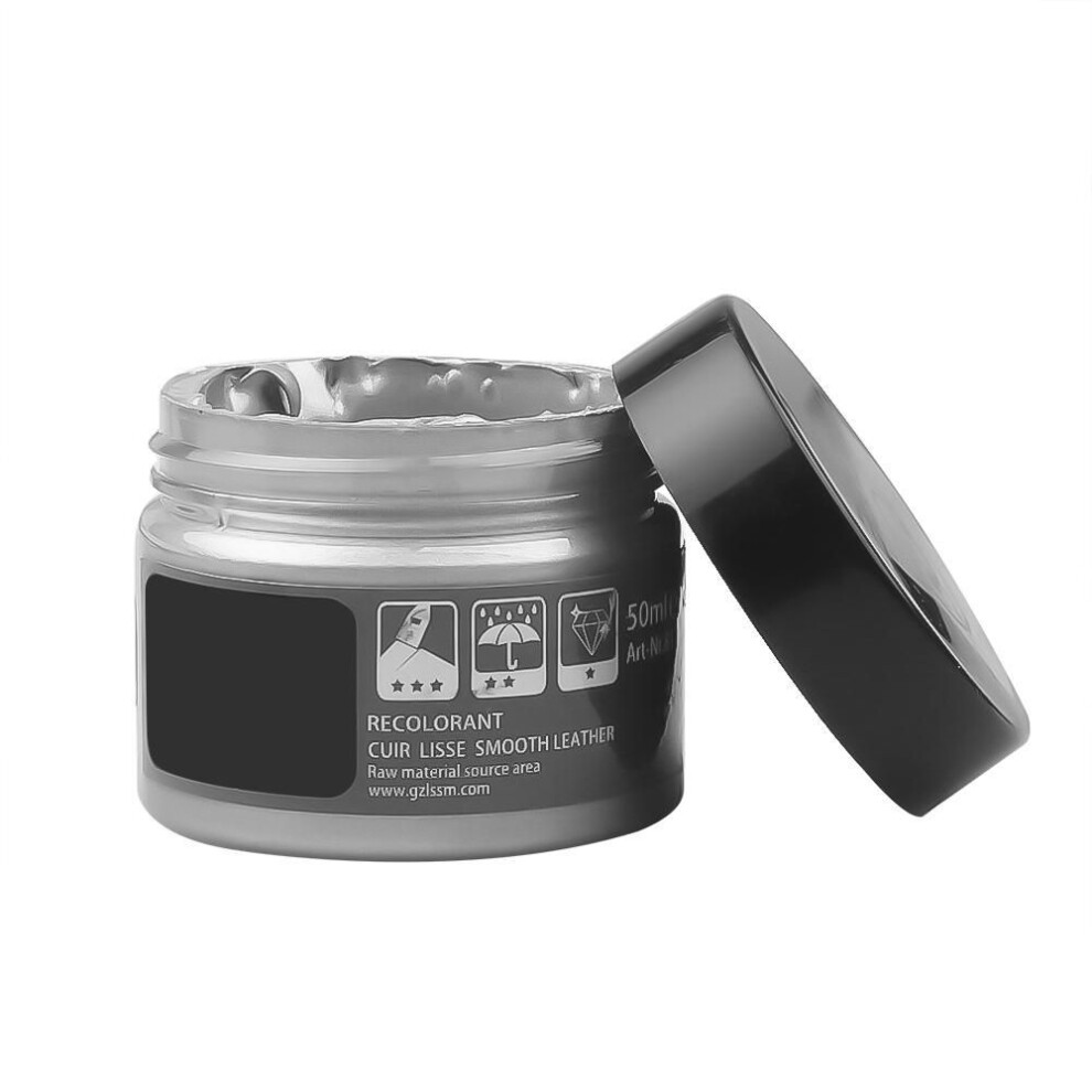 (gray) 50ml Leather Repair Cream Kit Shoe Car Seat Sofa Coats Holes Scratch Crack Restore Repair Color Car Care Kit Liquid Leather Skin Refurbish Repair Tool