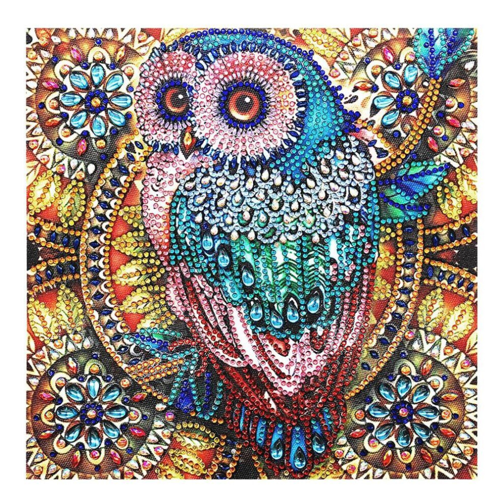 Owl 5d Special Shaped Diamond Painting Needlework Rhinestone Crystal Stitch Kit Diy