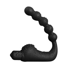 (black) Sex Toy Silicone Vibrating Prostate Massager Vibrator Butt Anal Plug Men Male
