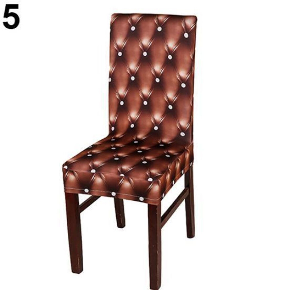 Elasticity Chair Cover Dining Room Wedding Folding Party Banquet Short Slipcover