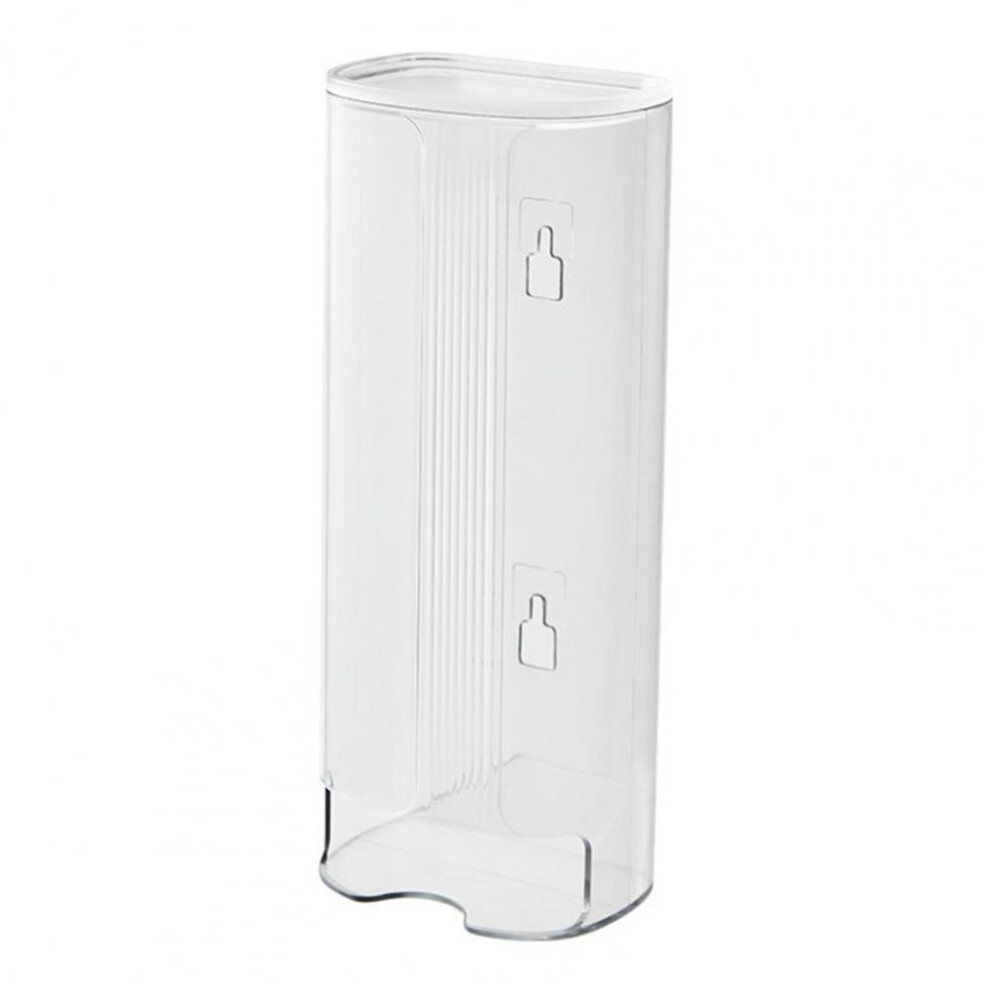(clear) Wall Mount Storage Box Clear Visible Hollow Bottom Dustproof Socks Briefs Panties Underwear Organizer Holder Container