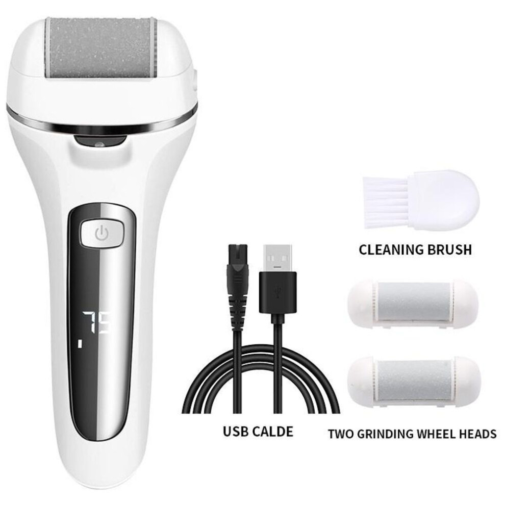 (white) Electric Grinding Pedicure Tools Foot Sandpaper File For Heels Professional Foot Care Tool Dead Hard Skin Callus Remover