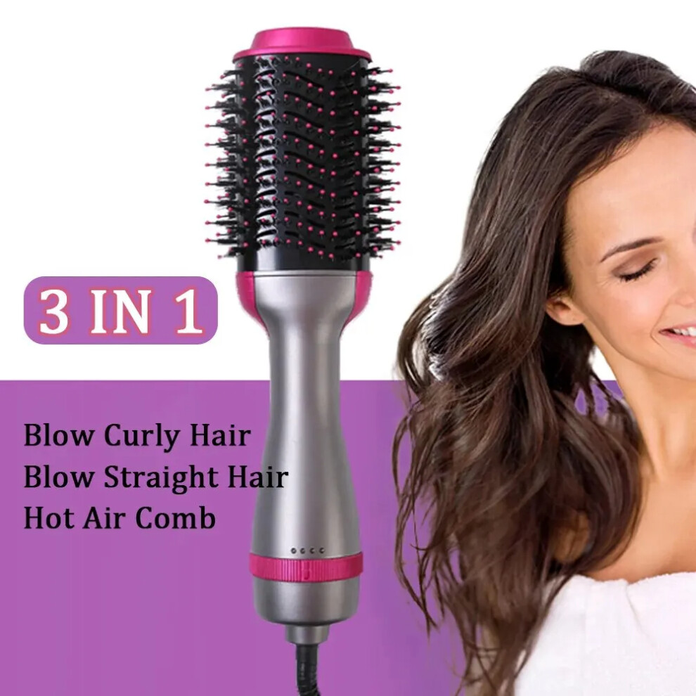 3 In 1 Hot Air Comb Styling Comb for Straight Curly + Free Gift