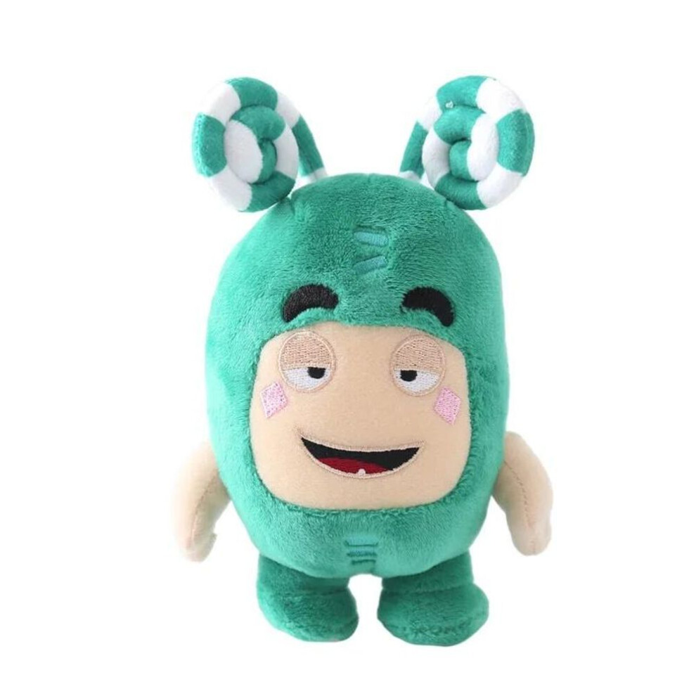 (, 18Cm) Oddbods Plush Toy Funny Plush Toys Cartoon Anime Doll Holiday Gift Green