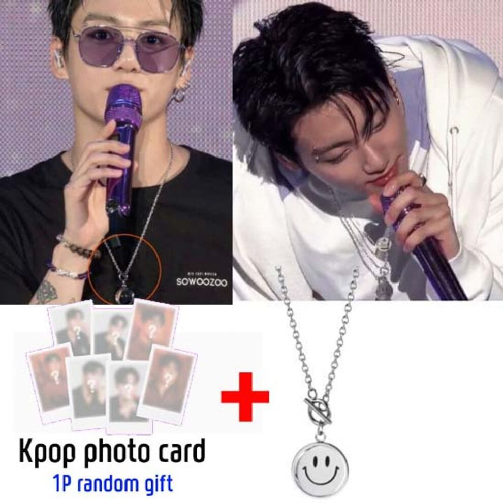 [bts Jungkook&apos;s Pick] Milton Stary&apos;s Korean Celebrity Fashion Necklace  + 1 Random Photo Card