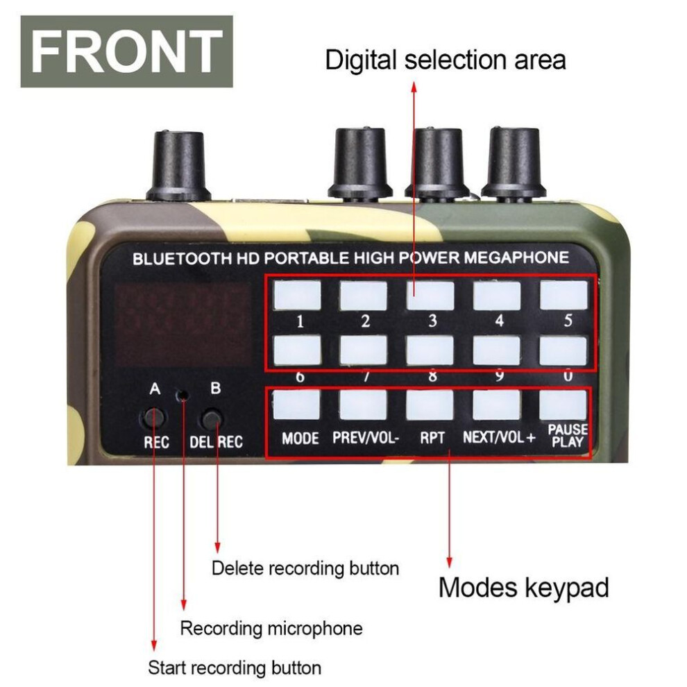 58w Electronic Bird Caller Hunting Decoy Calls Mp3 Speaker Remote Controller Kit Portable Wireless Hunting Player