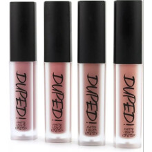 W7 Duped Matte Liquid Lipstick Set Nice Nudes 4 Lipsticks (Pack of 4)