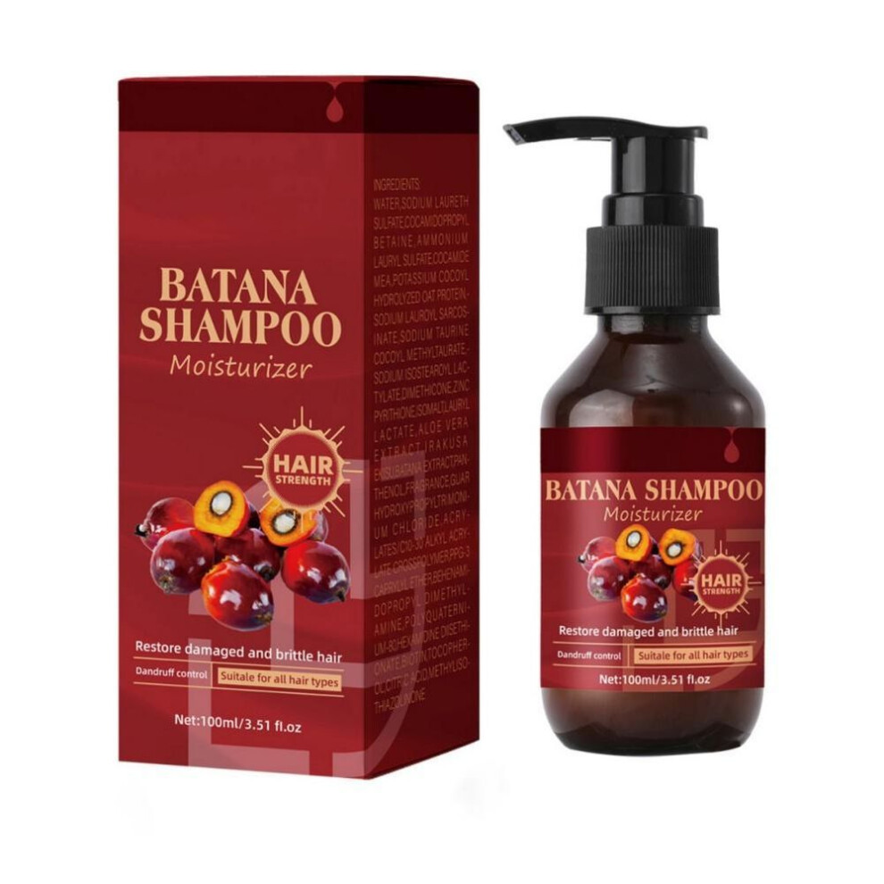 100ml Batana Shampoo Hair Strength Restore Damaged And Brittle Hair Dandruff Control