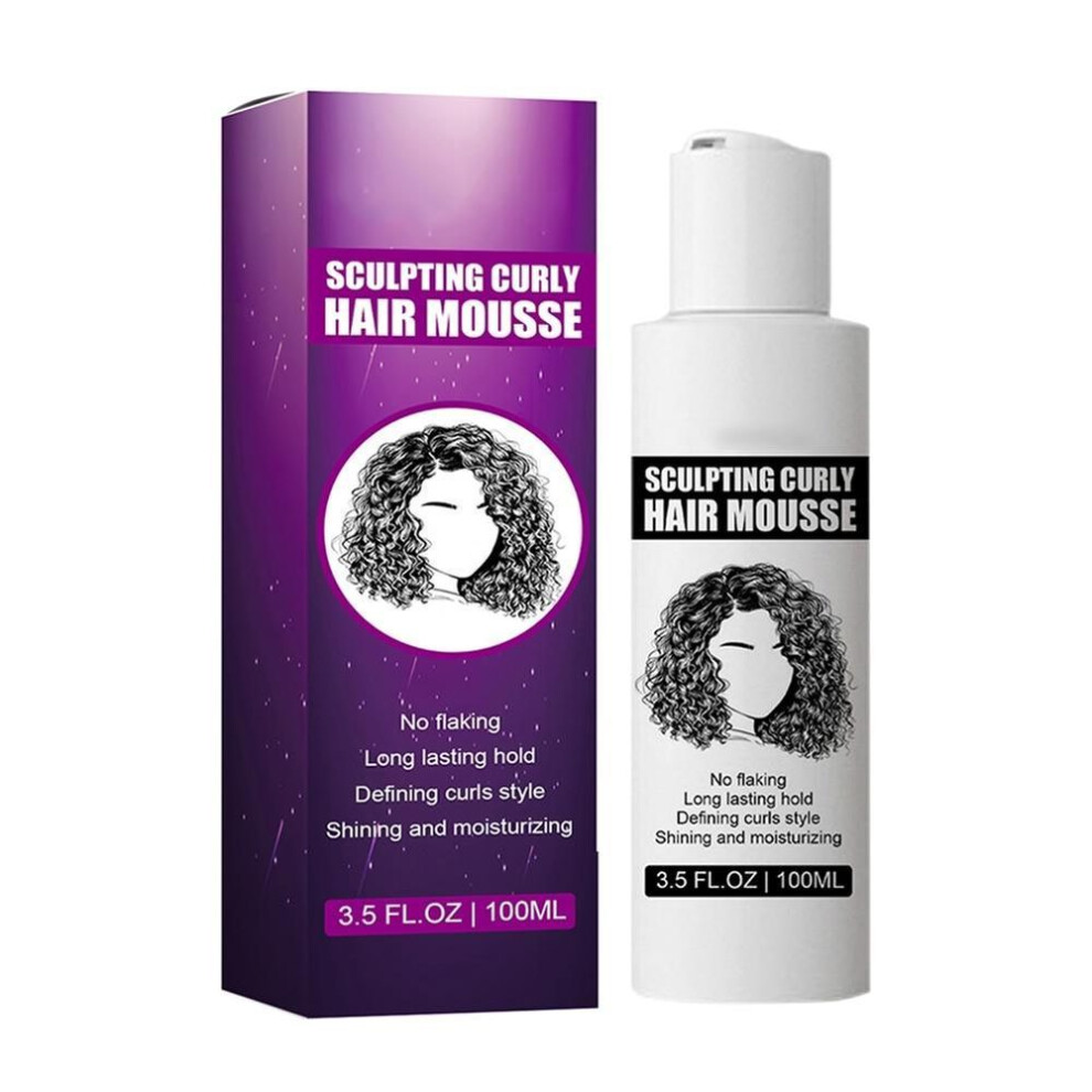 Curl Boost Cream Sculpting Curly Hair Mousse Curl Cream For Curls Bounce And Curl Care Curly Anti-frizz Styling Foam Hair Products