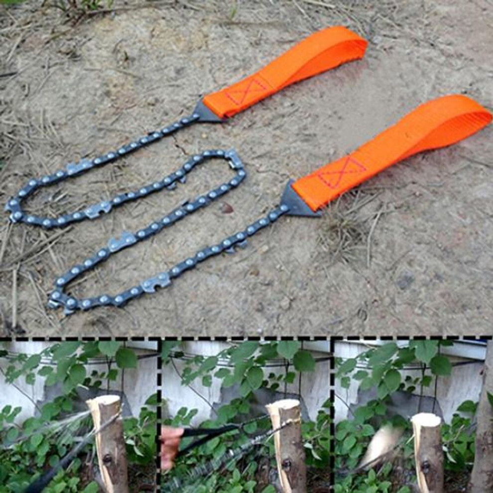 Survival Chain Saw Hand Chainsaw Emergency  Pocket Gear Chic Camping Tool